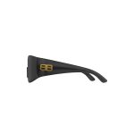 Hourglass Mask Sunglasses in Black - Image 6